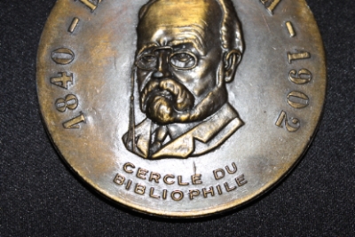 Mdaille bronze Emile ZOLA