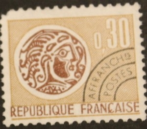 Timbre Poste France 0,30F NUM YT 131