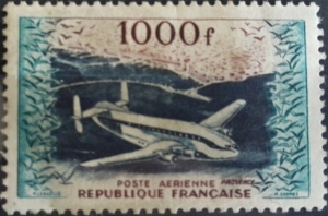 Timbre Poste France Provence 1000f YT 33