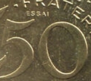 Essai 50 centimes marianne 1962