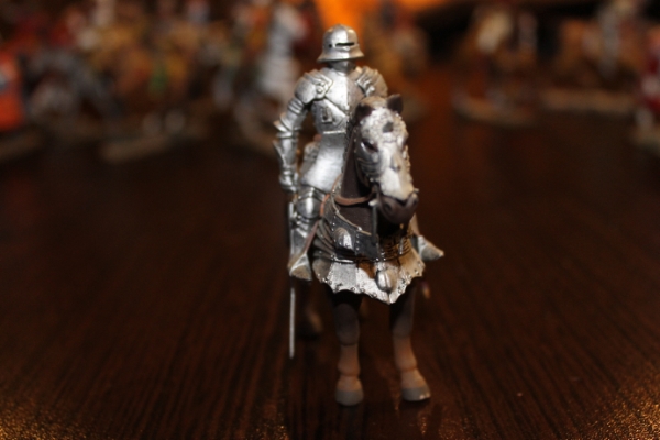 soldat plomb chevalier cavalier du moyen age chevalier gothique allemand XVe sicle