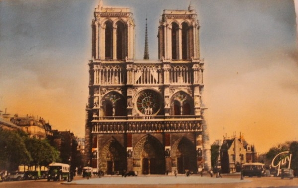 Carte Postale cathdrale de Notre-Dame de Paris