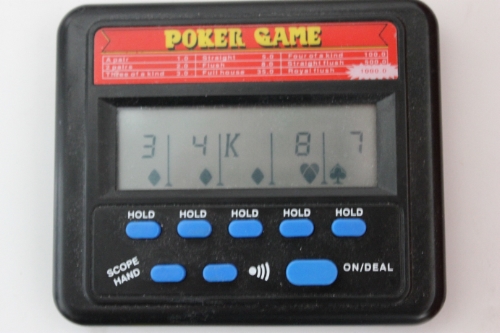 Poker game electronic